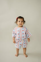 Shorts Set | Cherries & Stripes