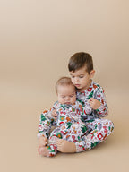 Bamboo Zip Romper | Christmas Vibes