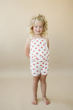 Red White & Blue Tulip Ribbed Bamboo 2pc Tank Set