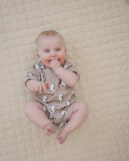 Cotton Romper | Electric Beige