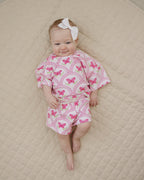 Shorts Set | Pink Butterfly
