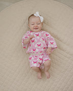 Shorts Set | Pink Butterfly