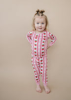 Bamboo Two Piece Set | Strawberry