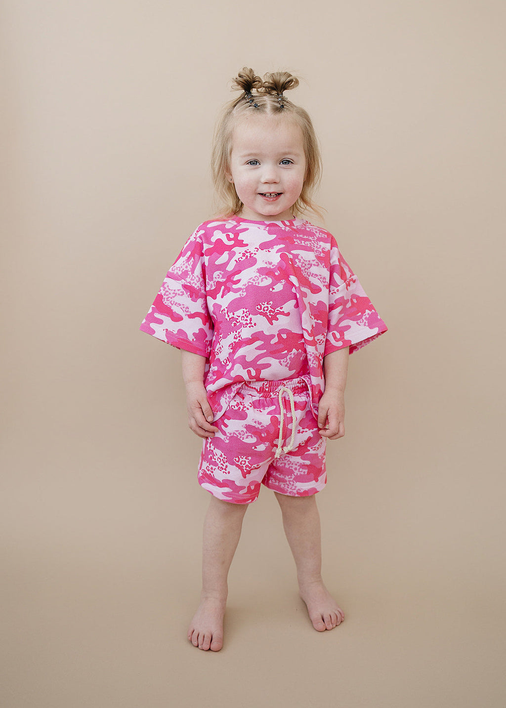 Shorts Set | Camo Leopard