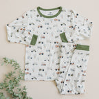 Tiny Tractors 2pc Bamboo Pajamas