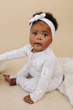 Bamboo Zip Romper | Gingham & Goose