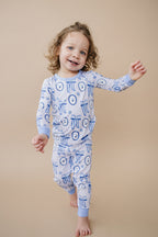 Bamboo Two Piece Set | Blue Bow