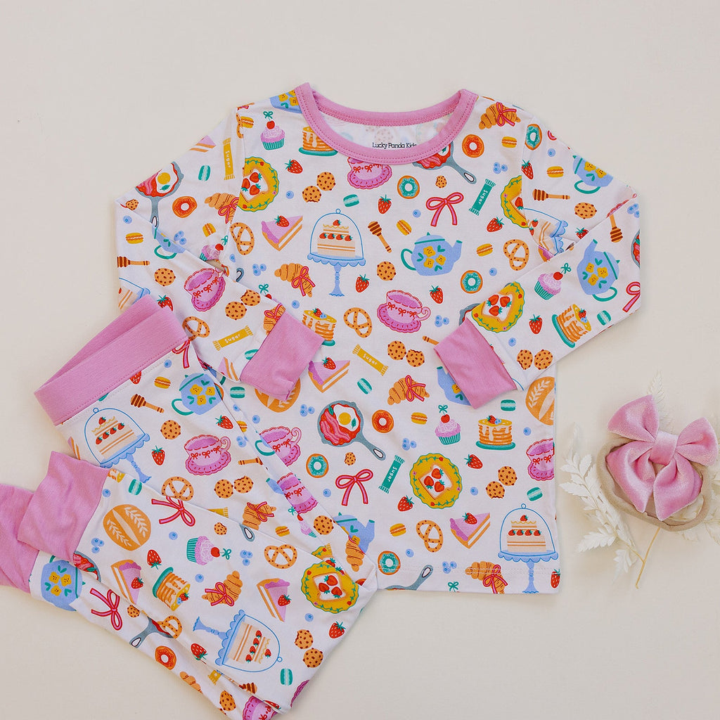Bamboo Two Piece Set | Breakfast Whimsy