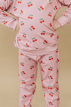 Jogger Set | Blush & Cherry