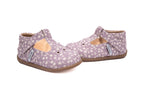 Ava Blossom Kids' Barefoot Mary Janes | Floral T-Strap Toddler Shoes