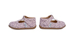 Ava Blossom Kids' Barefoot Mary Janes | Floral T-Strap Toddler Shoes