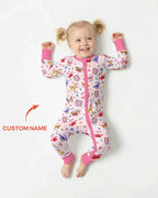 Custom Name God says I am Butterfly Bamboo Convertible Zippy