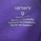 Lot of 8 Carter's Baby Girls 9 Mos Short Sleeve One Piece Outfits Tops Clothing