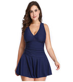 European And American Print Split Skirt Hot Spring Swimsuit