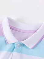 Children's Striped Unicorn Polo Dress