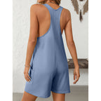Womens Summer Casual Loose Tank Romper