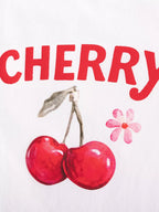 Children's Cherry Print Summer Outfit Set
