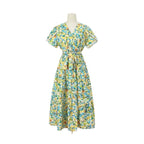 Women's Summer Floral Split V-neck Dress