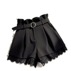 High-waisted Casual Shorts Cropped Pants For Petite Women
