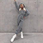 Women's Comfort Fleece Solid Color Full-Body Sweater