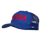 NASA Letter Embroidered Big Size Trucker Cap