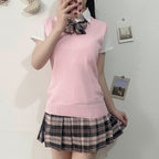 Fashionable V-neck Pullover Knit Vest For Early Spring