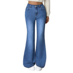 Casual High-street Slim Straight Bootcut Pants