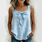 Women's Square-Neck Wide-Strap Sleeveless Tank Top
