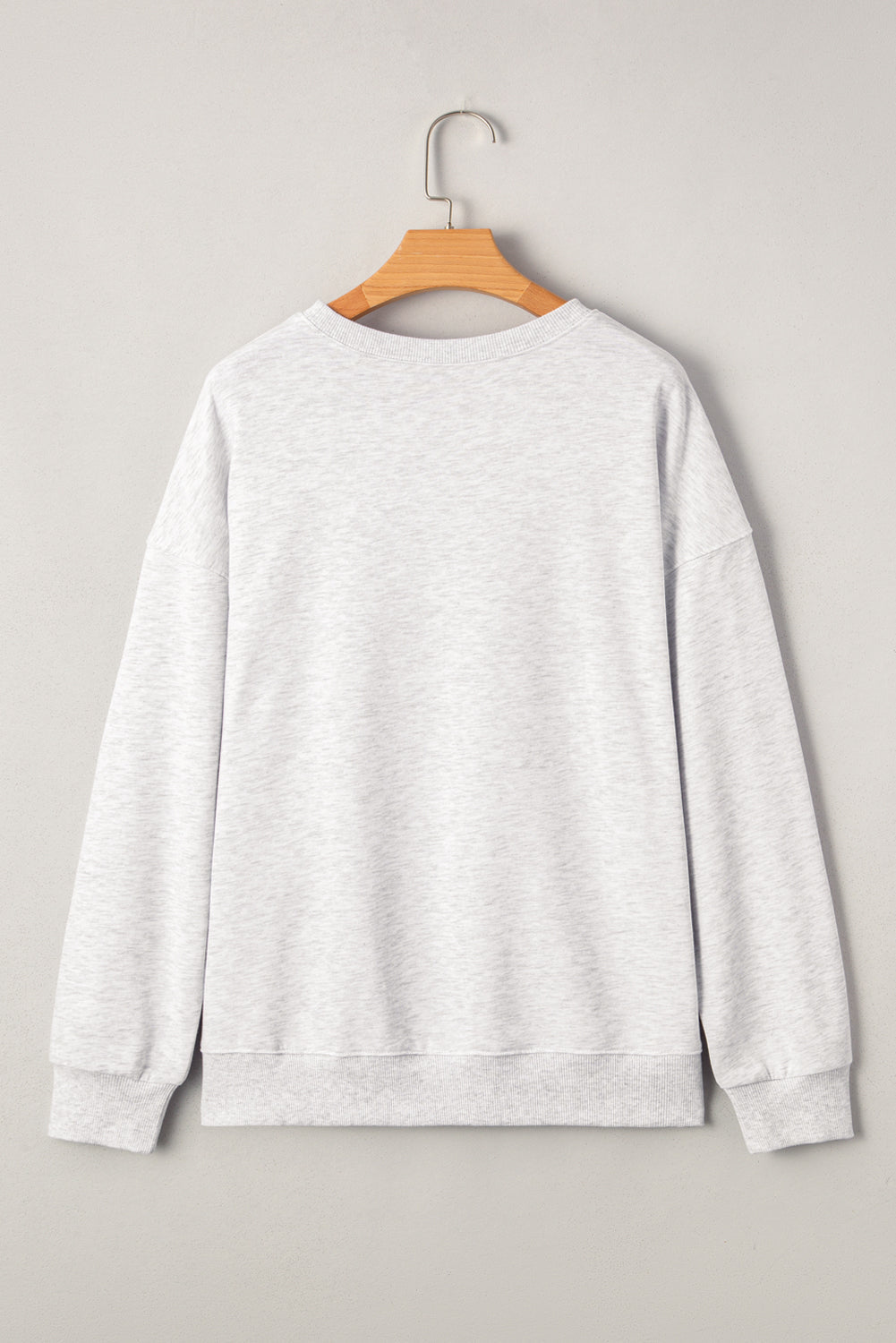 Black GAME DAY Vintage Washed Letter Graphic Baggy Sweatshirt