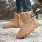Unisex Warm Fleece-Lined Snow Boots – Anti-Slip Winter Boots for Men & Women
