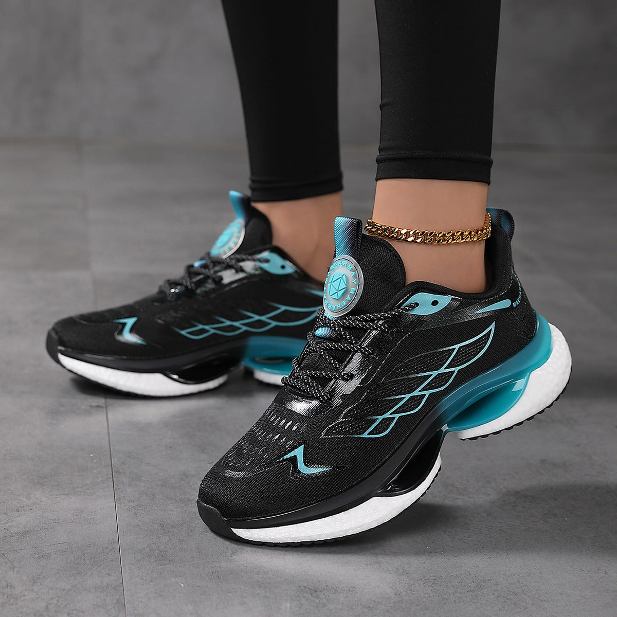Lightweight Mesh Shock-Absorbing Athletic Sneakers