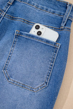 Breen Cropped High Rise Wide Leg Jeans