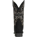 SheSole Womens Size 11 Black Faux Leather 1.5" Heel Western Cowboy Boot Shoes