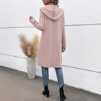 Street Zip Hooded Velvet-Lined Sweatshirt Women | Cozy Streetwear