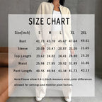Women’s 2-Piece Zip-Up Sweatsuit Set — Jacket & Wide-Leg Sweatpants