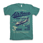 Air Force Men's Bamboo Viscose/Organic Cotton Short Sleeve Graphic T-Shirt