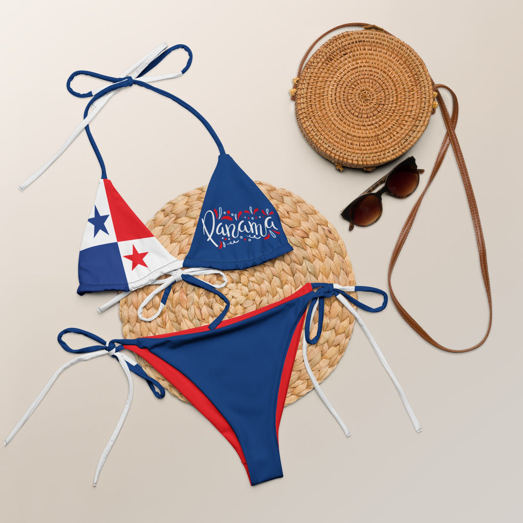 Panama Flag String Bikini