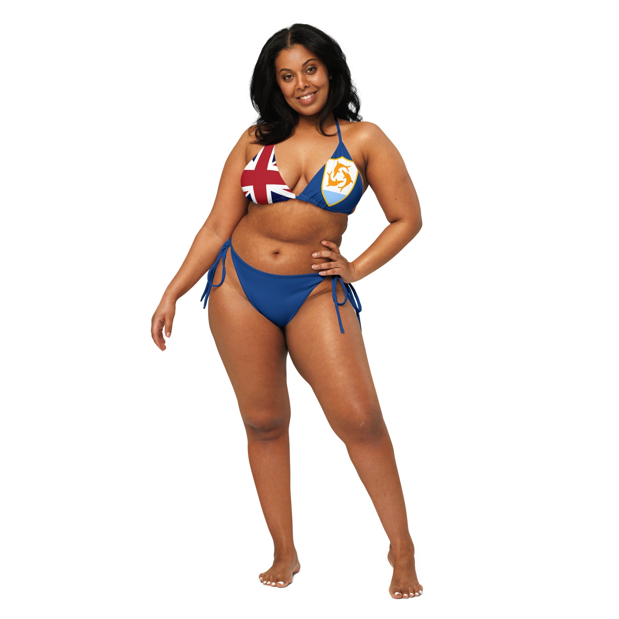 Anguilla Flag String Bikini
