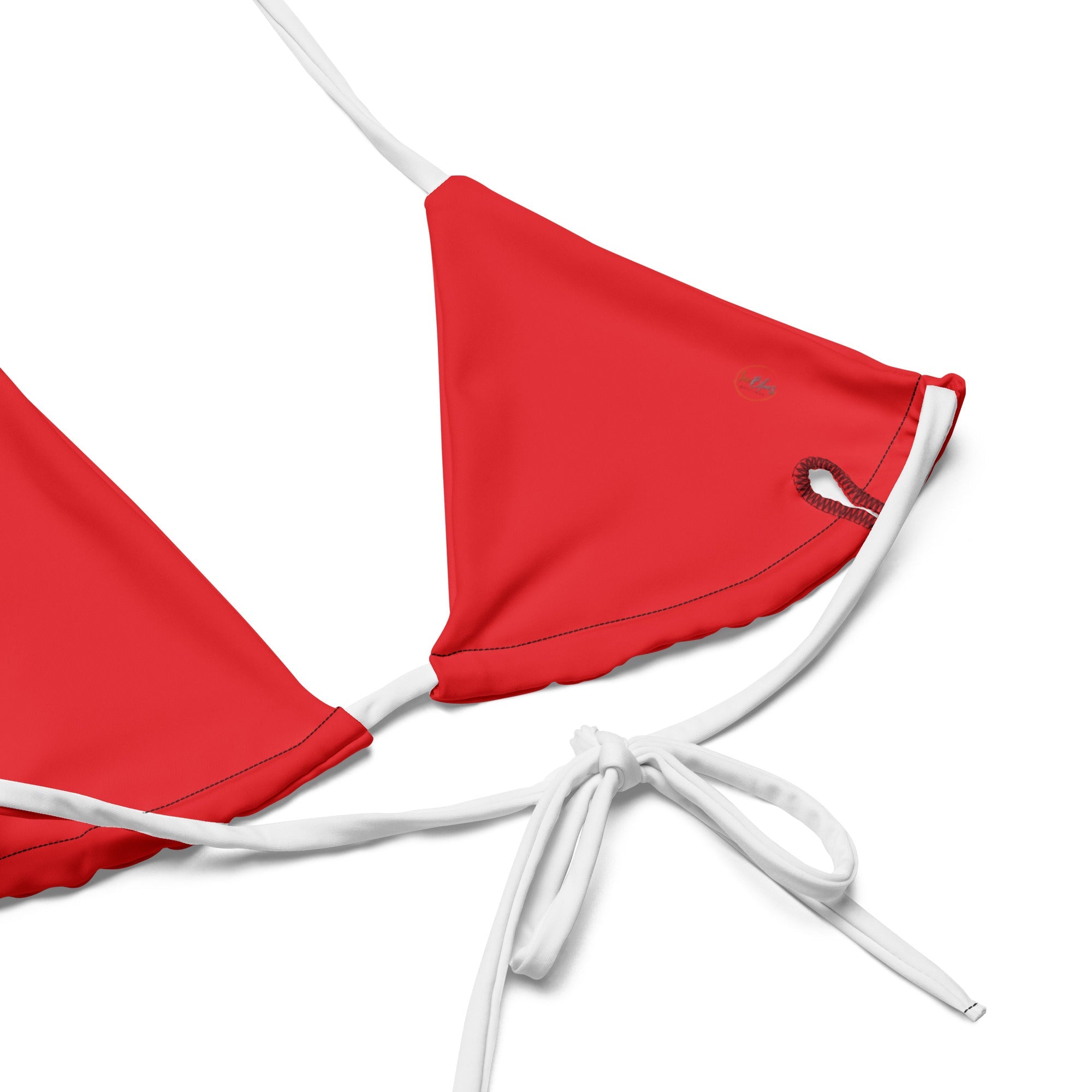Dominican Republic Flag All Over Print Recycled String Bikini
