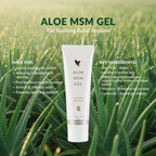 MSM Gel combines pure inner-leaf aloe vera with an organic sulfur compound known as MSM the third-highest mineral in our body It's easy to apply but hard to put down once you’ve felt the soothing relief from dry skin