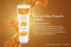 Aloe Propolis Creme combines pure inner leaf aloe vera gel and bee propolis Vitamins A E and C work to nourish and moisturize the skin