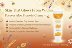Aloe Propolis Creme combines pure inner leaf aloe vera gel and bee propolis Vitamins A E and C work to nourish and moisturize the skin