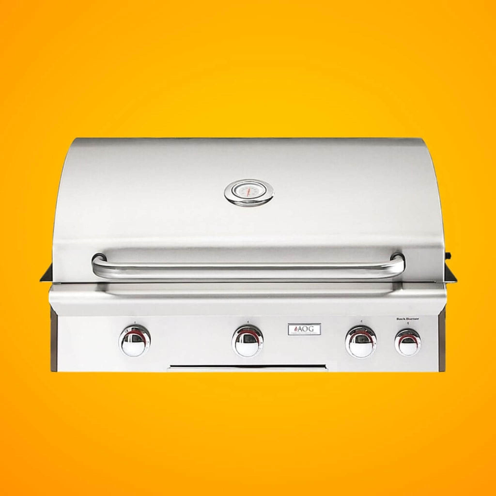 American Outdoor Grill 30NBL L-Series 3-Burner Built-In Natural Gas Grill W/ Rotisserie Kit, 30" [30NBL] (SAK57636)