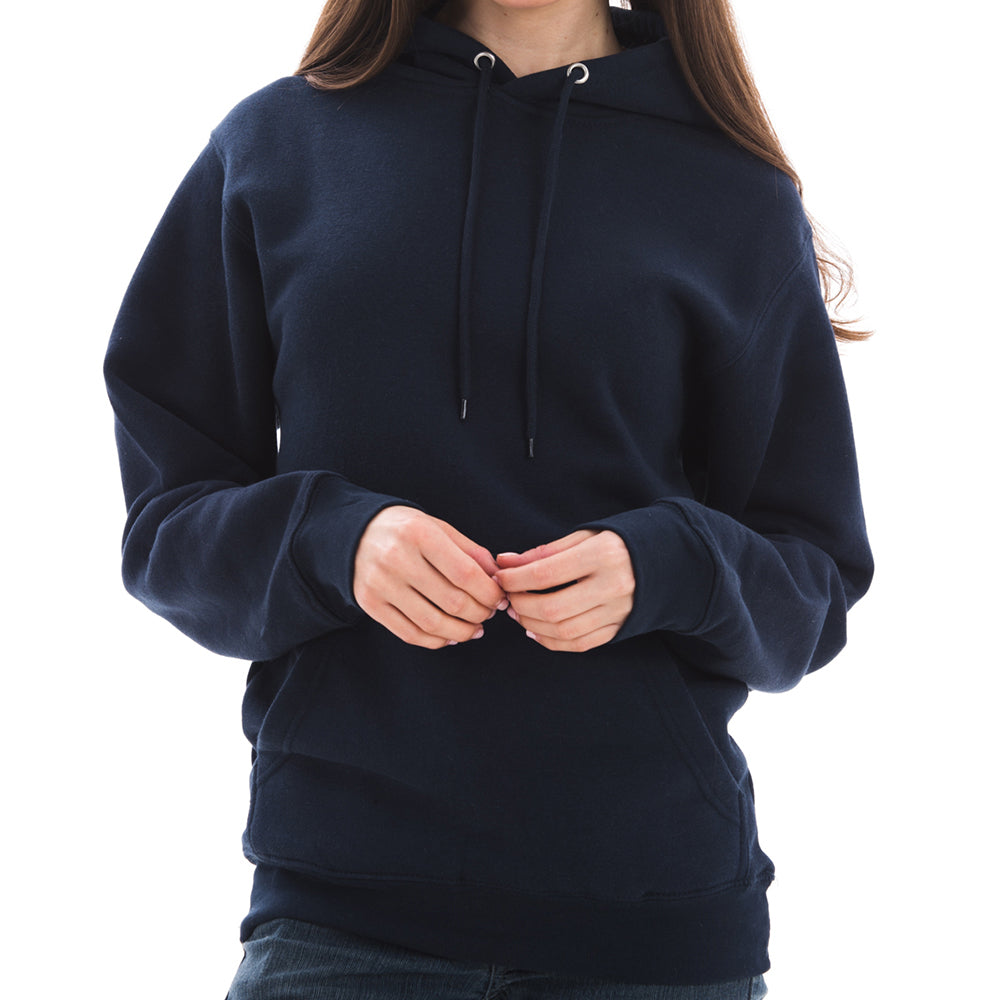 Unisex Lane Seven Ring Spun Cotton Premium 3-End Fleece Pullover Hoodie Sweatshirt