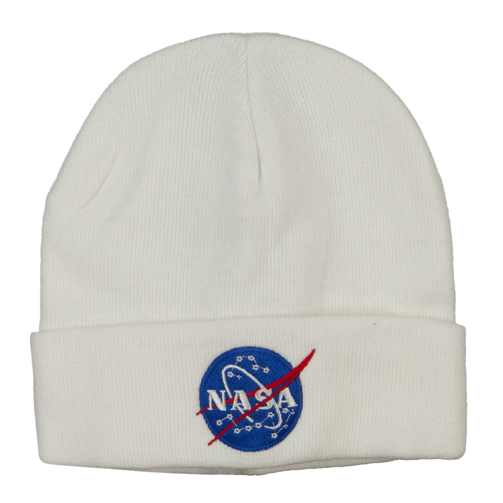 NASA Insignia Embroidered Big Size Long Beanie
