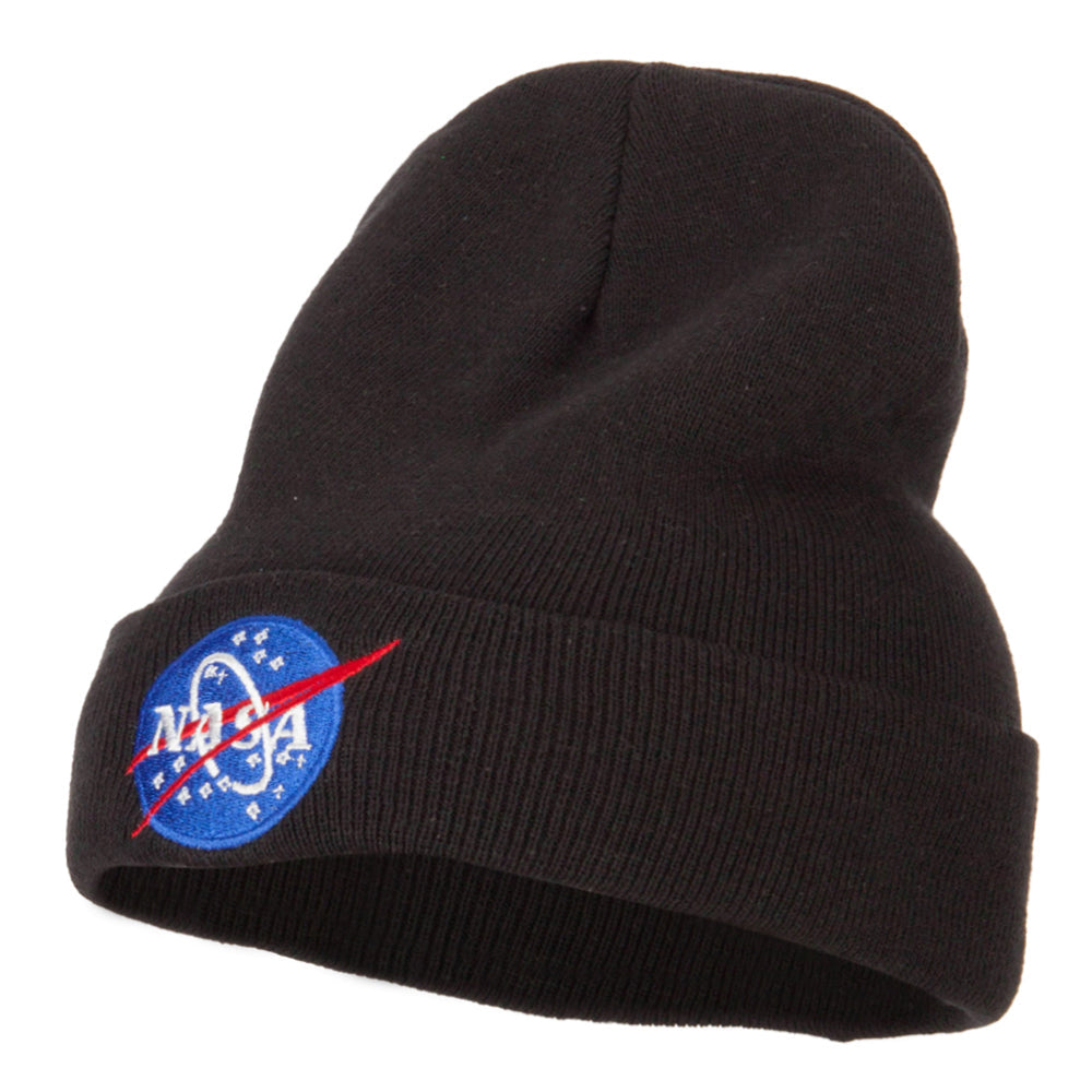 NASA Insignia Embroidered Big Size Long Beanie