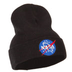 NASA Insignia Embroidered Big Size Long Beanie