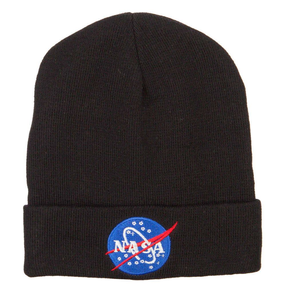 NASA Insignia Embroidered Big Size Long Beanie