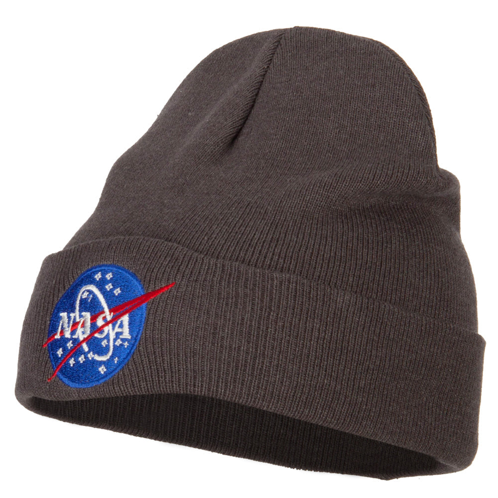 NASA Insignia Embroidered Big Size Long Beanie