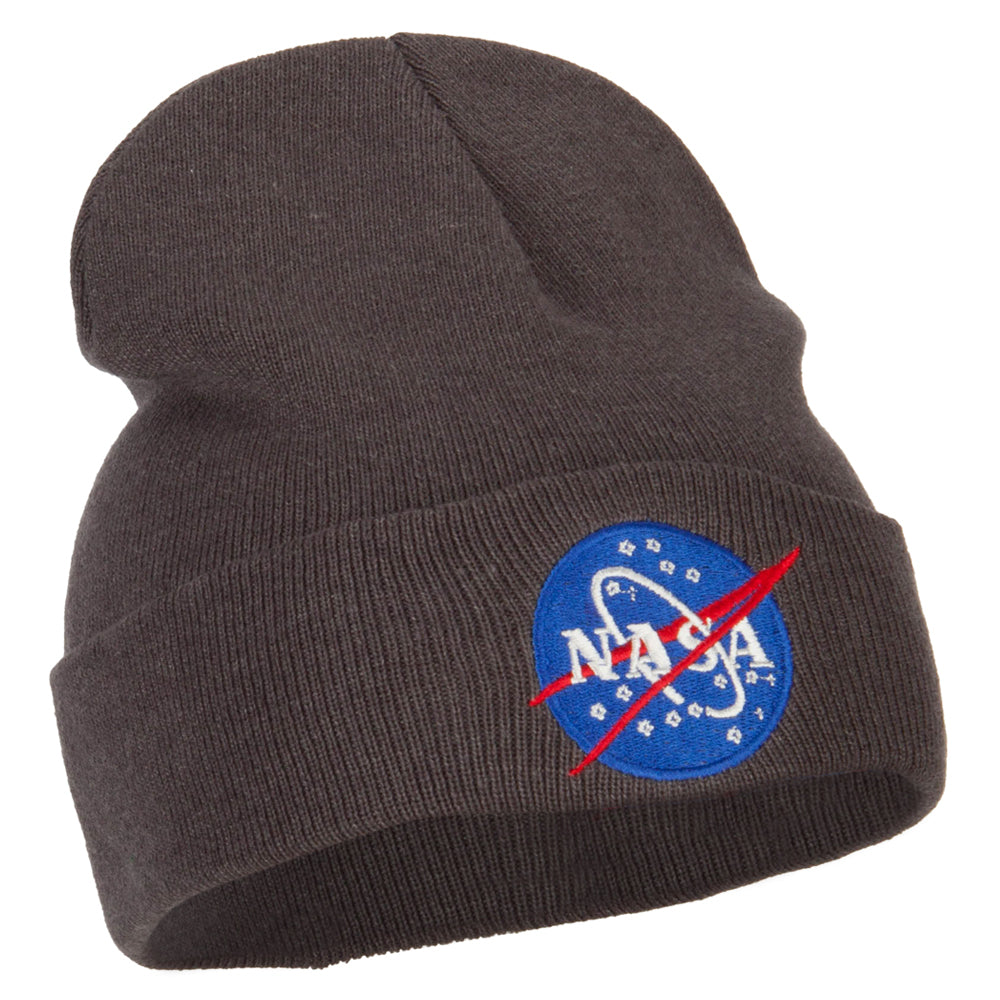 NASA Insignia Embroidered Big Size Long Beanie